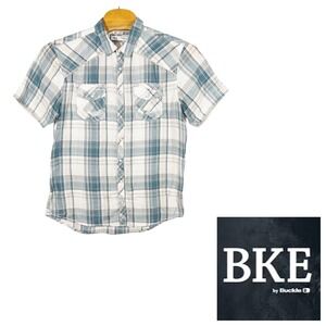 Buckle BKE Western Pearl Snap‎ Shirt Athletic Fit Mens XXL Rodeo Cowboy